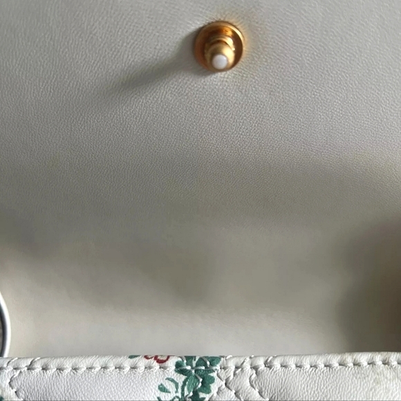 NWT ~Tory Burch Fleming Soft Convertible Shoulder Bag French Paisley Floral - Picture 6 of 12